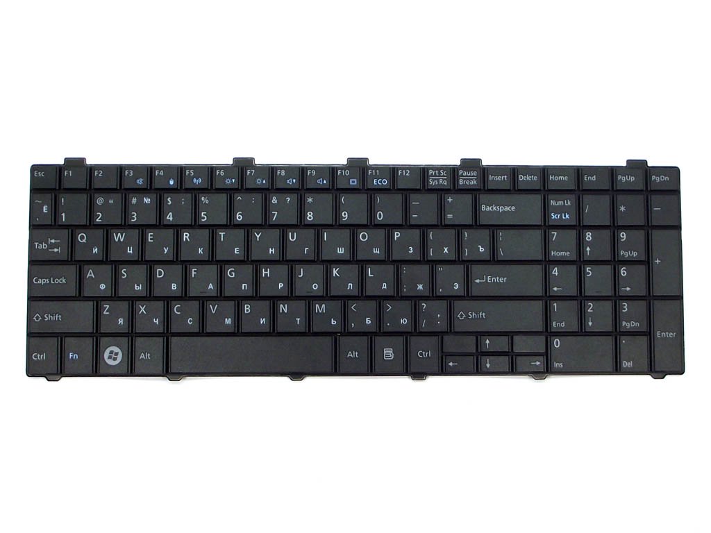 Клавиатура для ноутбука Fujitsu Lifebook AH530 AH531 черная
