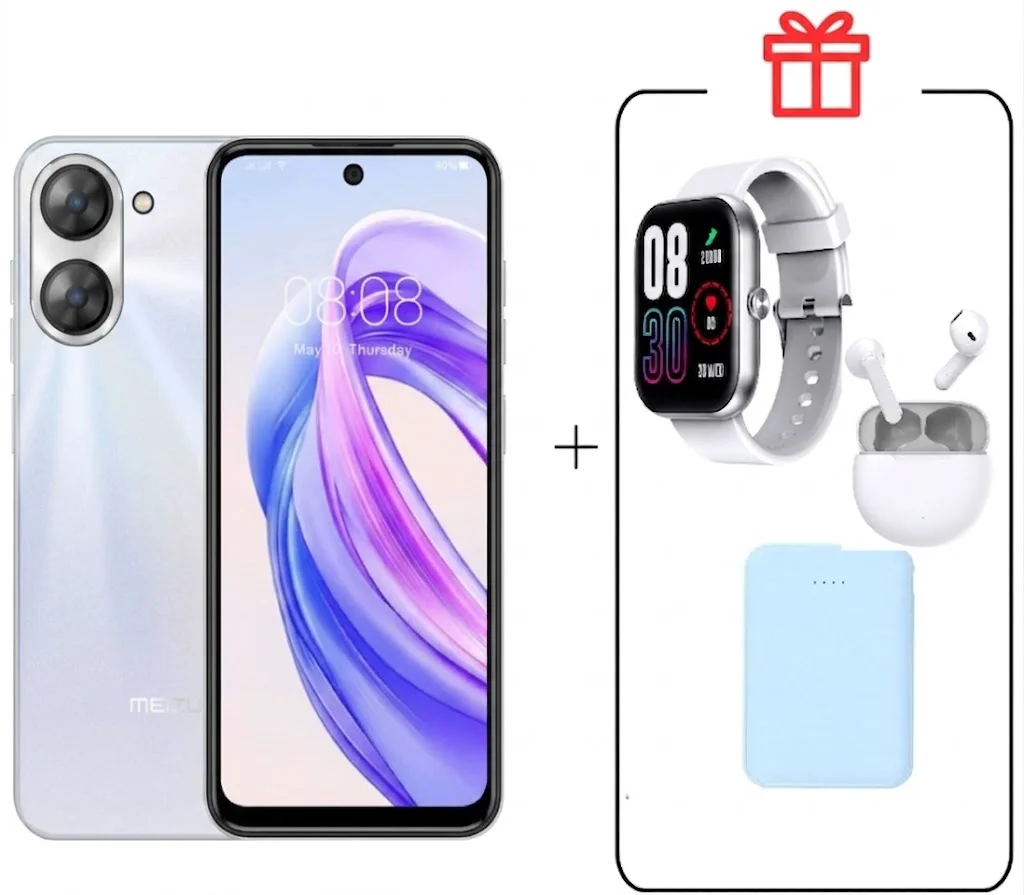 Смартфон Meizu MBLU 21 6 ГБ/128 ГБ белый + подарок купить,NaN