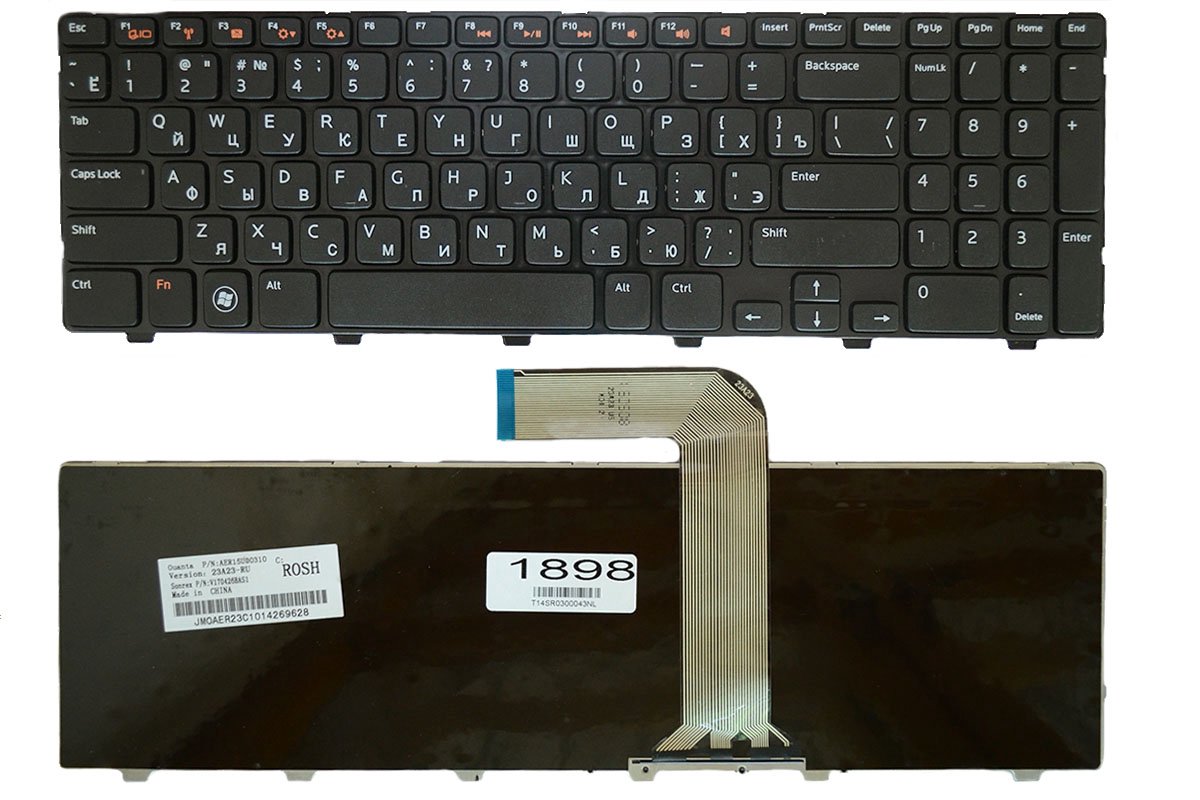 Клавиатура для ноутбука Dell Inspiron 15R N5110 черная