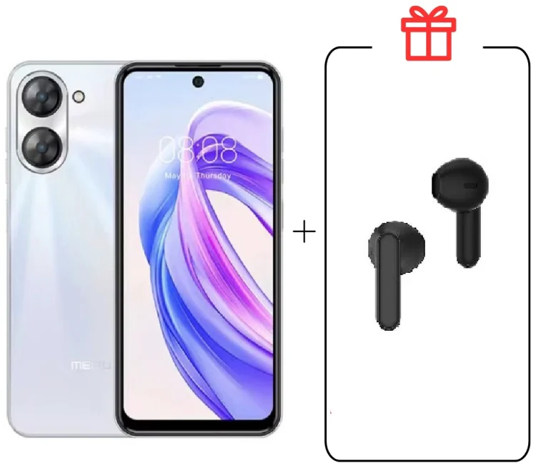 Смартфон Meizu MBLU 21 6 ГБ/128 ГБ белый + подарок купить,NaN
