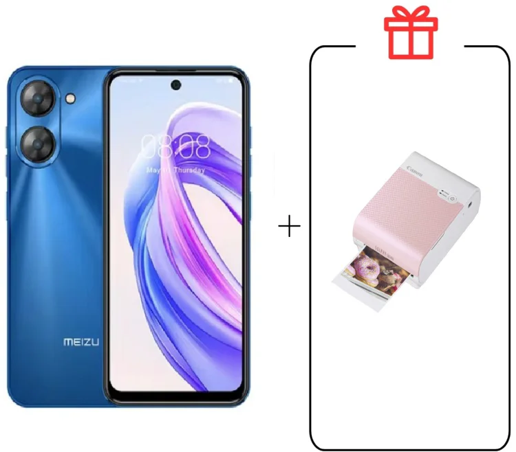Смартфон Meizu MBLU 21 6 ГБ/128 ГБ синий + подарок купить,NaN