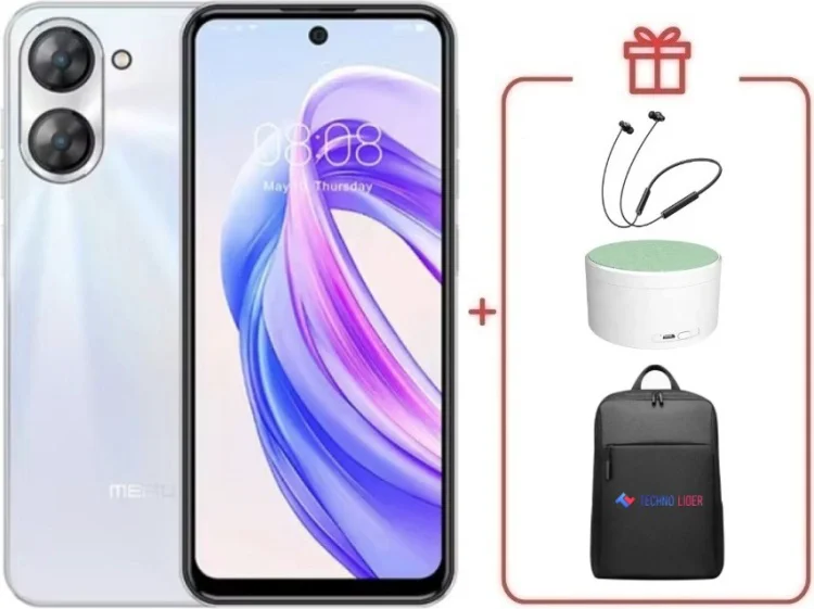 Смартфон Meizu MBLU 21 6 ГБ/128 ГБ белый + подарок купить,NaN