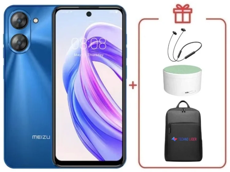 Смартфон Meizu MBLU 21 6 ГБ/128 ГБ синий + подарок купить,NaN