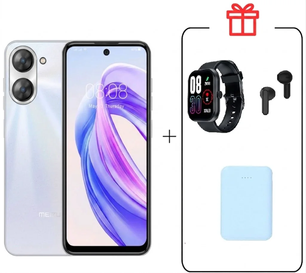 Смартфон Meizu MBLU 21 6 ГБ/128 ГБ белый + подарок купить,NaN