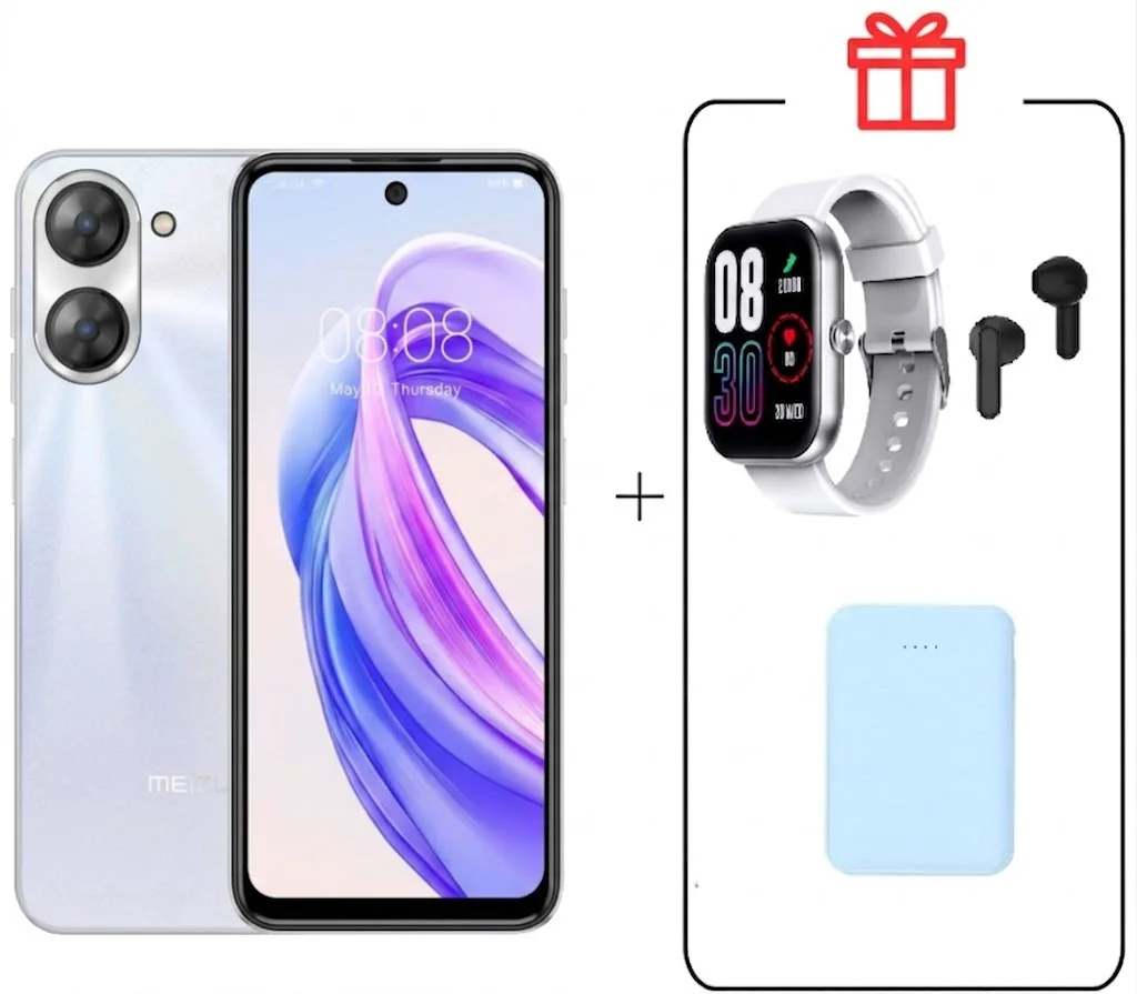 Смартфон Meizu MBLU 21 6 ГБ/128 ГБ белый + подарок купить,NaN