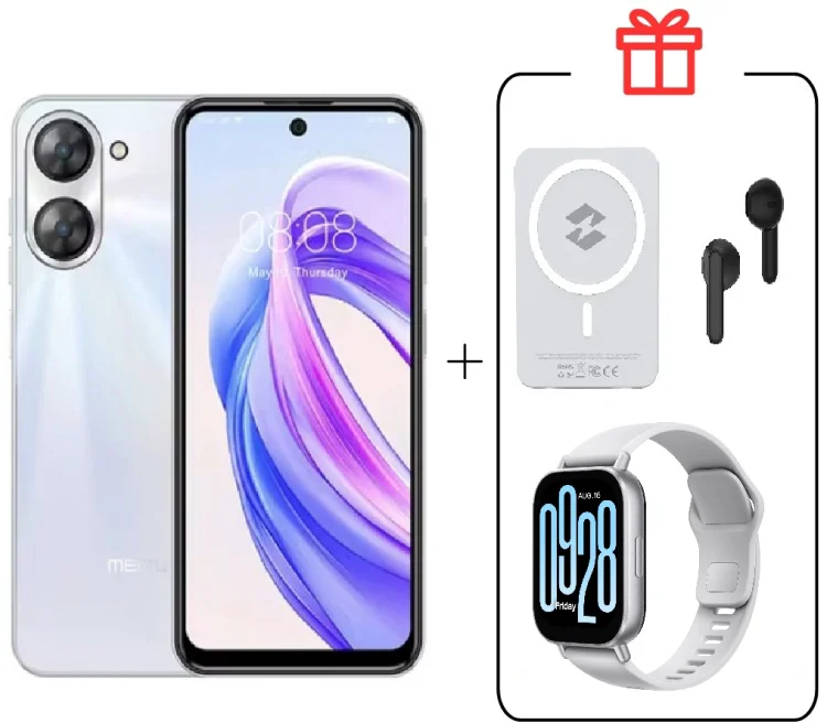 Смартфон Meizu MBLU 21 6 ГБ/128 ГБ белый + подарок купить,NaN