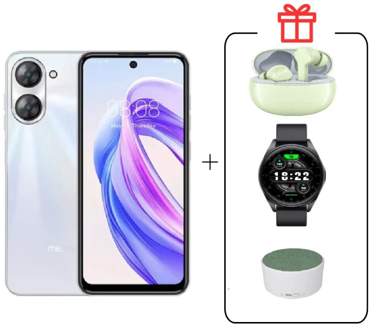 Смартфон Meizu MBLU 21 6 ГБ/128 ГБ белый + подарок купить,NaN
