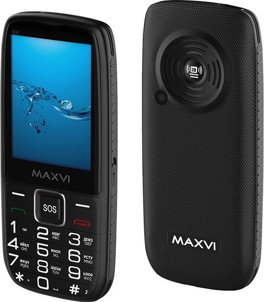 Мобильный телефон Maxvi B32 Black