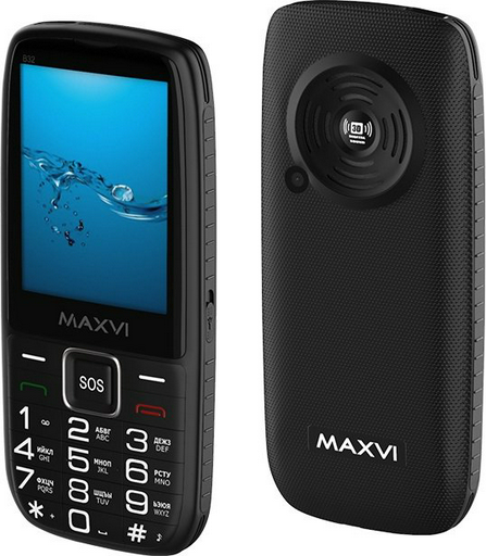 Мобильный телефон Maxvi B32 Black