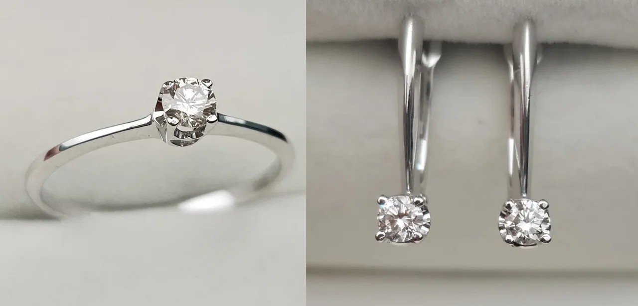 Комплект Deimantas 109459422 17,5р 0,154ct 0,32ct. купить,NaN