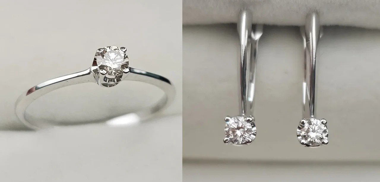 Комплект Deimantas 109459422 17,5р 0,154ct 0,32ct. купить,NaN