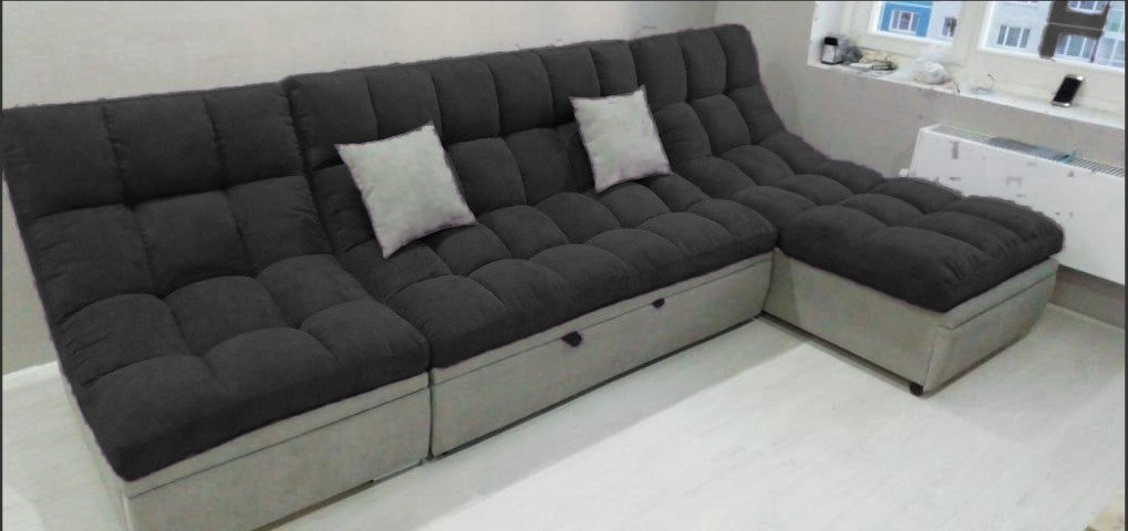 Диван Aibyn Famosell модуль-1 черный - ForteMarket Диван Aibyn Famosell модуль-1 черный купить,620000