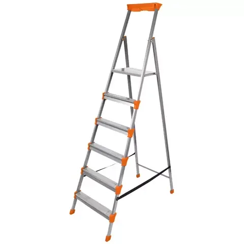 Стремянка Nika СМ6 349 см, Silver-Orange