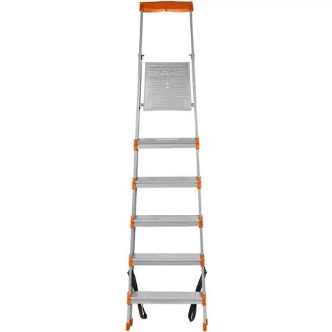Стремянка Nika СМ6 349 см, Silver-Orange - ForteMarket Стремянка Nika СМ6 349 см, Silver-Orange купить,0