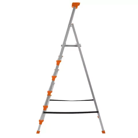Стремянка Nika СМ6 349 см, Silver-Orange - ForteMarket Стремянка Nika СМ6 349 см, Silver-Orange купить,0