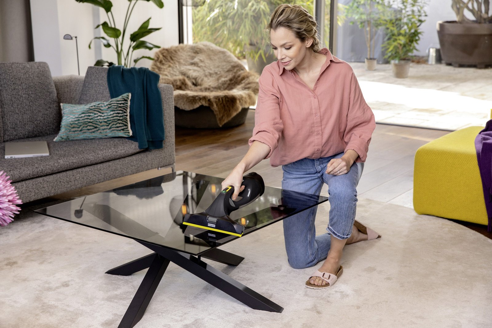 Стеклоочиститель Karcher WV 5 Plus Anniversary Edition черный, бежевый - ForteMarket Стеклоочиститель Karcher WV 5 Plus Anniversary Edition черный, бежевый купить,0