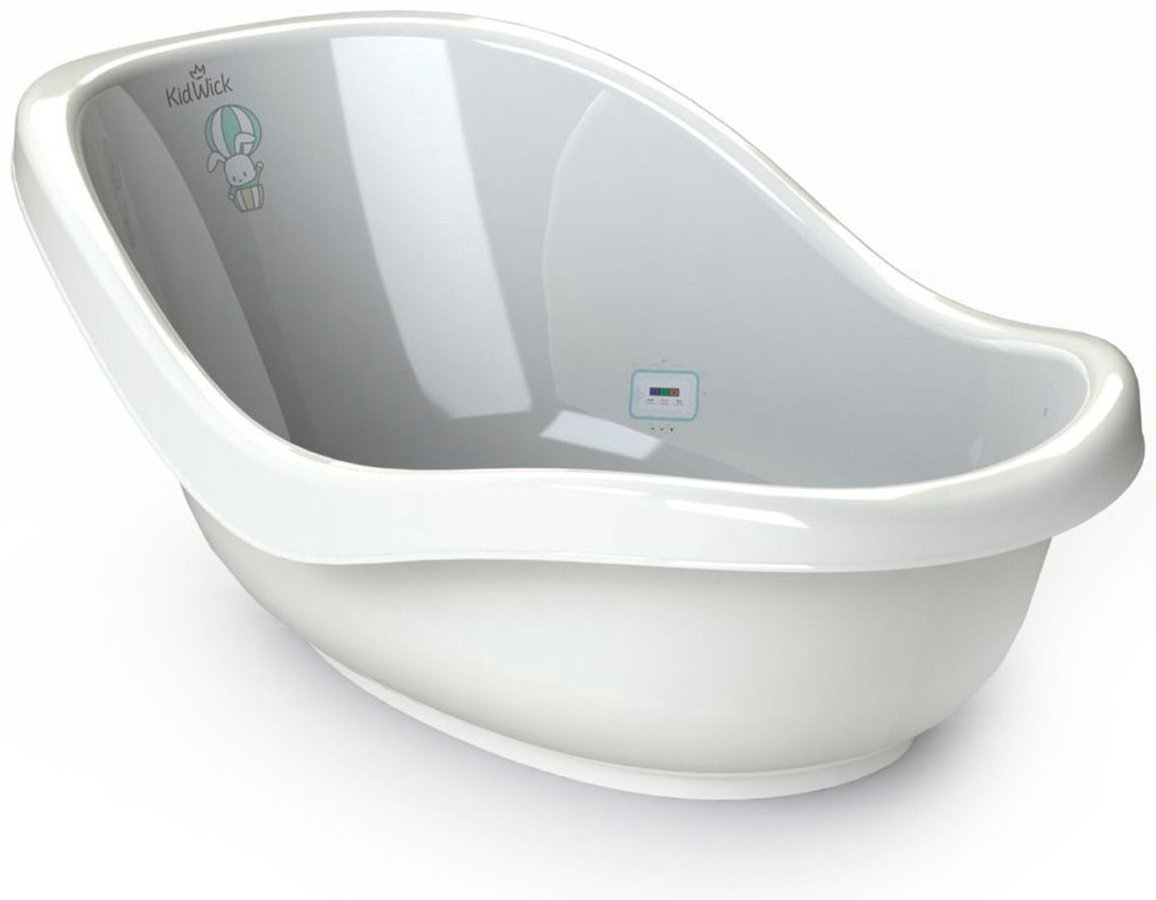 Ванночка Kidwick K0110501 Дони с термометром белый-бирюзовый
