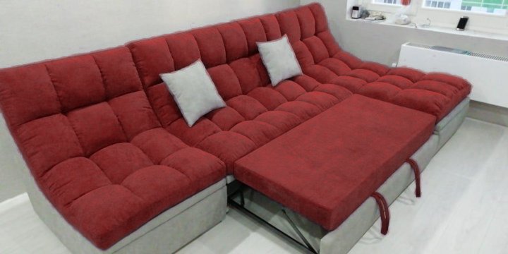 Диван Aibyn Famosell модуль-1 бордовый купить,0