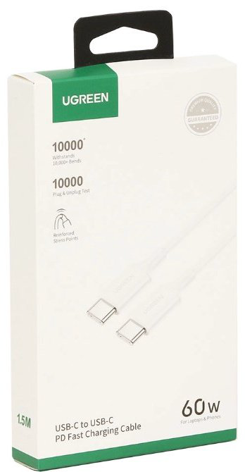Кабель Ugreen USB Type-C - USB Type-C 1.5 м US264 (60519 BOX) купить,NaN