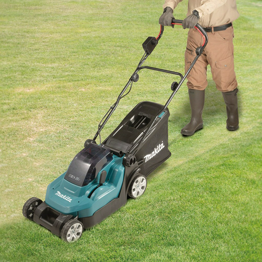 Газонокосилка колесная аккумуляторная Makita DLM382CM2