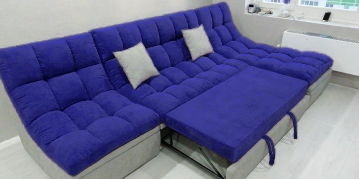 Диван Aibyn Famosell модуль-1 синий купить,620005