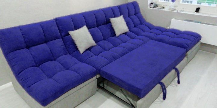 Диван Aibyn Famosell модуль-1 синий купить,620005