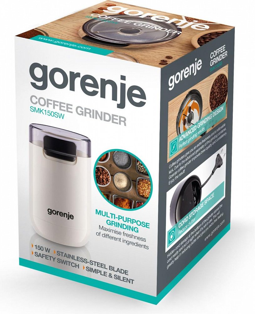 Кофемолка Gorenje SMK150SW бежевый купить,0
