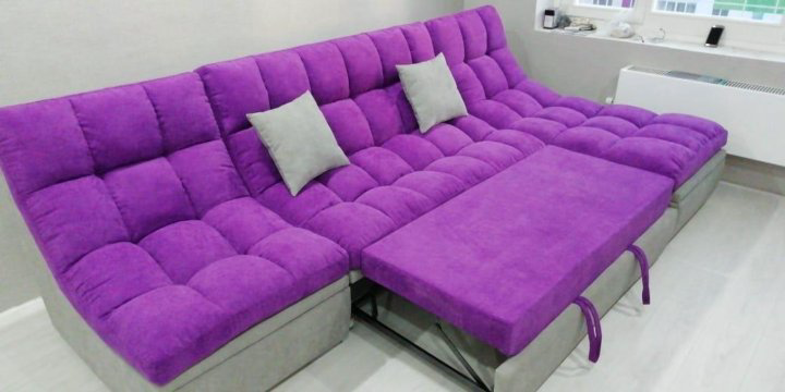 Диван Aibyn Famosell модуль-1 фиолетовый купить,540350