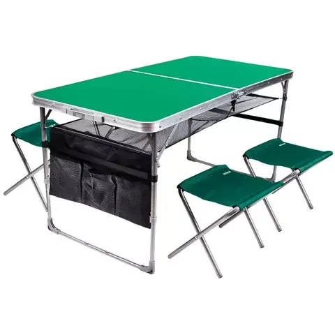 Набор стол-стулья НИКА ССТ-К3/9 Green-Emerald