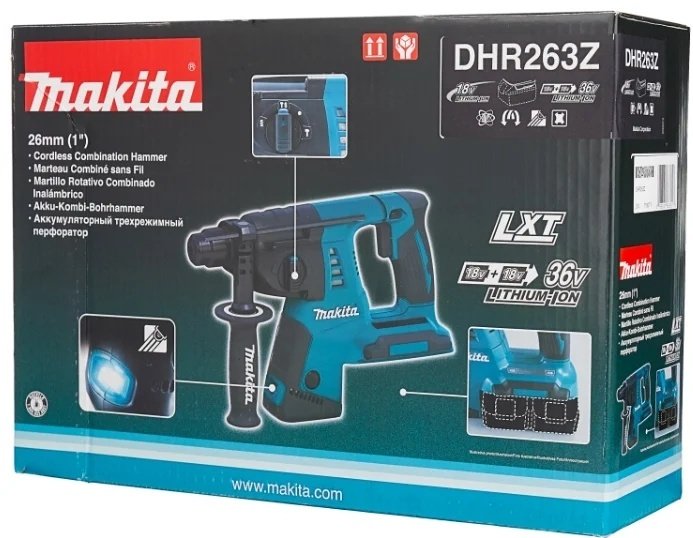 Перфоратор Makita DHR263Z 2.5 Дж, SDS-Plus - ForteMarket Перфоратор Makita DHR263Z 2.5 Дж, SDS-Plus купить,0