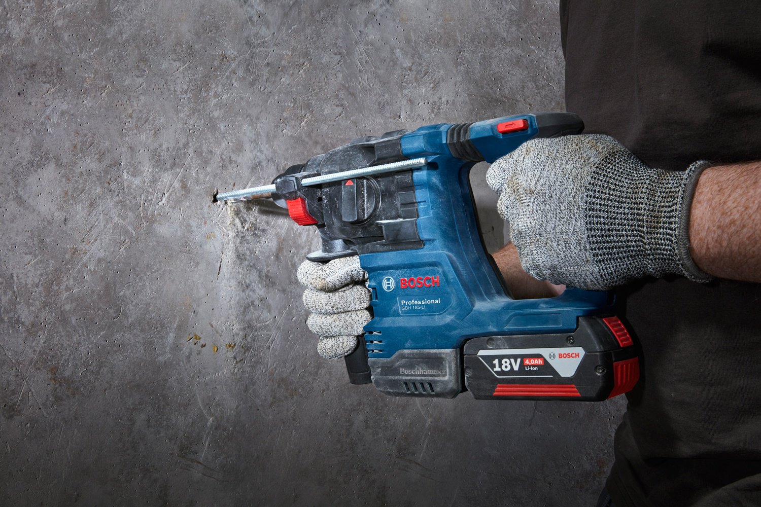 Аккумуляторный перфоратор BOSCH Professional GBH 185-LI, 0611924022 купить,0