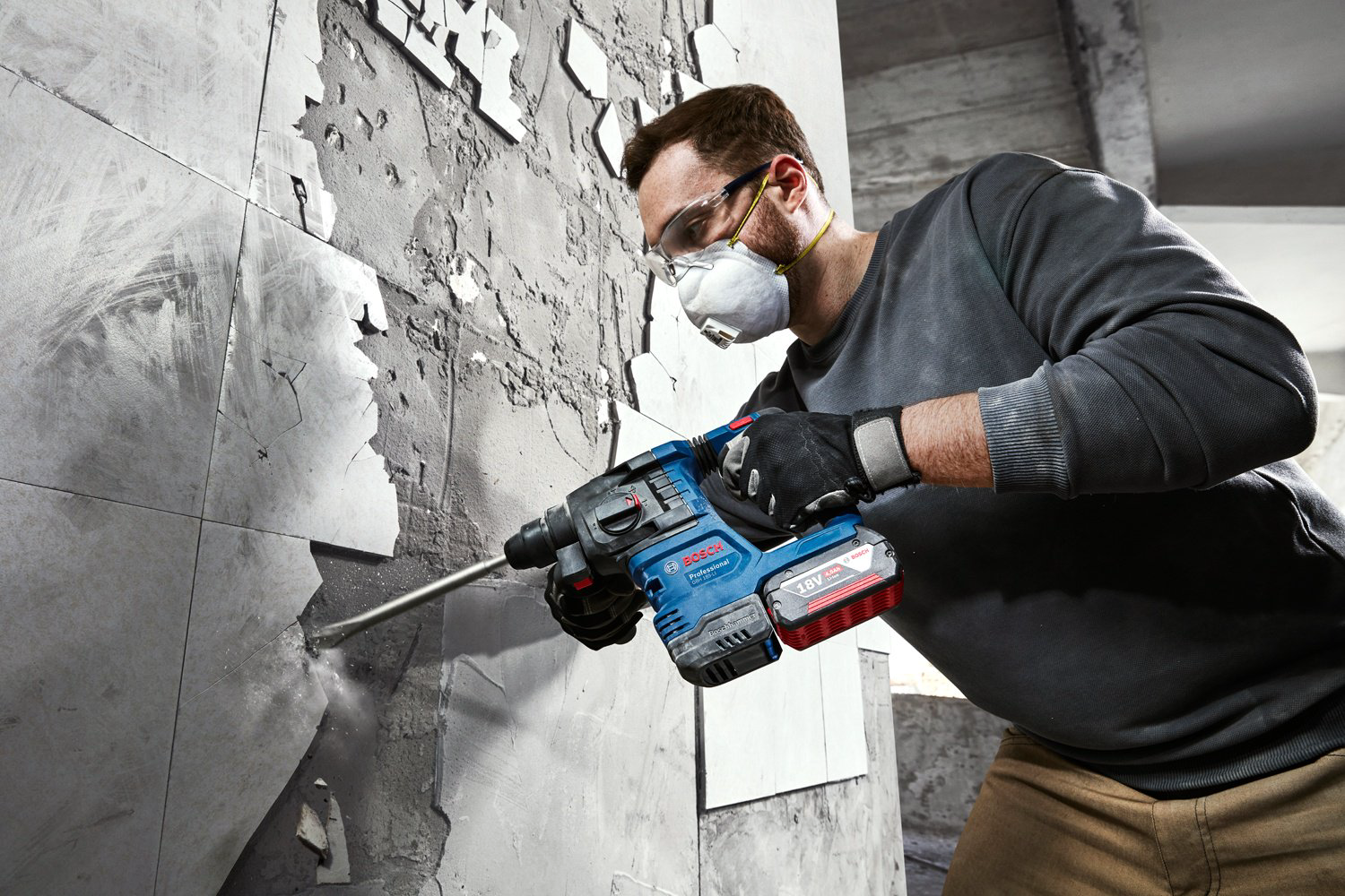 Аккумуляторный перфоратор BOSCH Professional GBH 185-LI, 0611924022 купить,155030