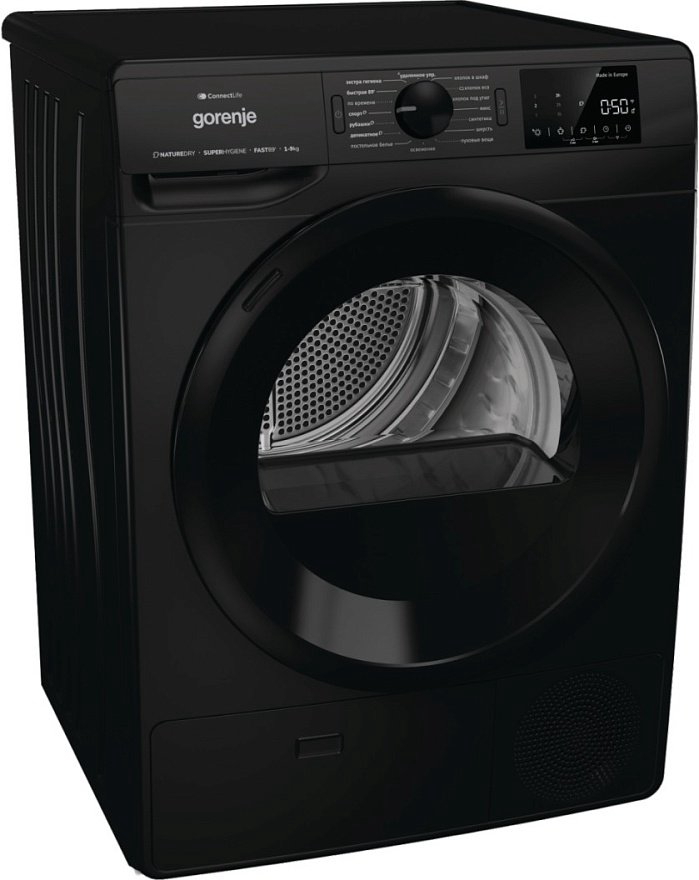 Сушильная машина Gorenje DPNE92GNLWIFI/BC черный купить,NaN