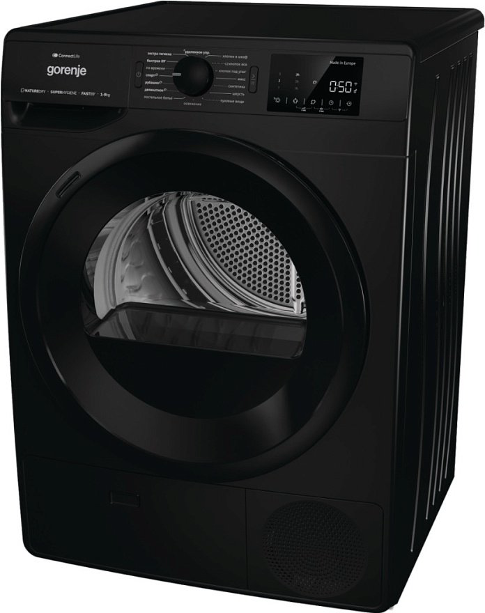 Сушильная машина Gorenje DPNE92GNLWIFI/BC черный купить,NaN