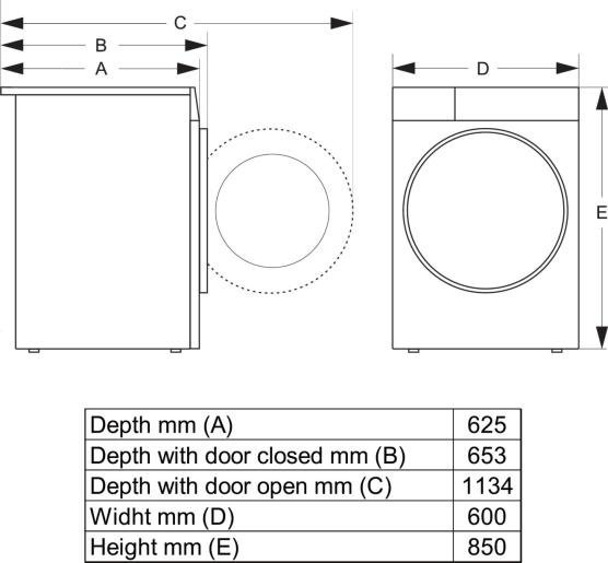 Сушильная машина Gorenje DPNE92GNLWIFI/BC черный купить,NaN