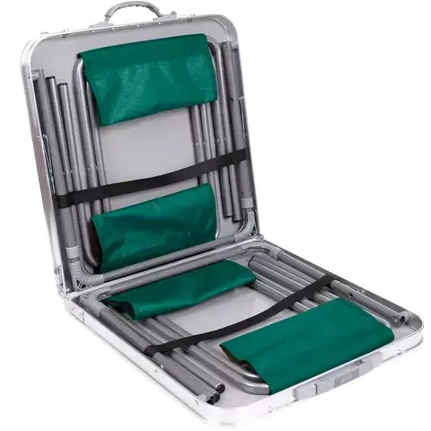 Набор стол-стулья НИКА ССТ-К2/9 Green-Emerald - ForteMarket Набор стол-стулья НИКА ССТ-К2/9 Green-Emerald купить,0