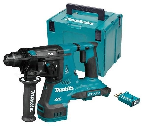 Перфоратор Makita DHR282ZJU без аккум. и ЗУ 2.8 Дж, SDS-Plus