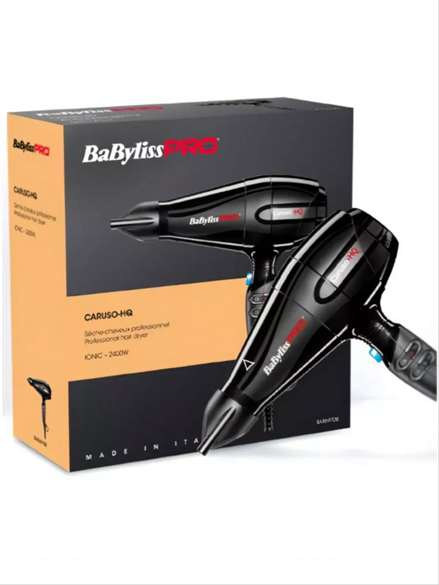 Фен BaByliss Pro Caruso-HQ BAB6970IE черный купить,0