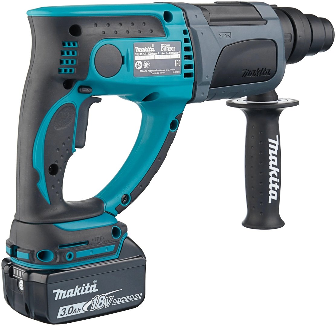 Перфоратор Makita DHR202RF 1.9 Дж, SDS-Plus - ForteMarket Перфоратор Makita DHR202RF 1.9 Дж, SDS-Plus купить,0