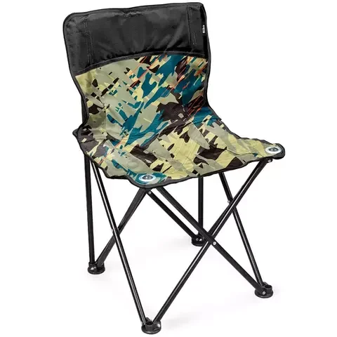 Стул складной НИКА "Премиум 2" ПСП2/К Camouflage Green-Black