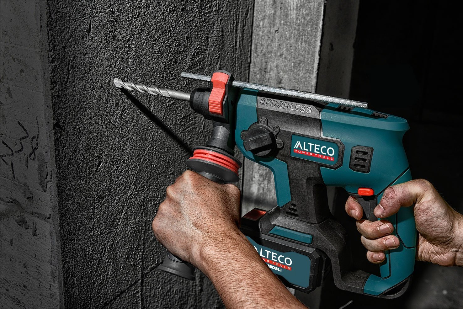 ALTECO Бесщеточный аккумуляторный перфоратор CRH 18-20 Li BL 22853 1.7 Дж, SDS-Plus - ForteMarket ALTECO Бесщеточный аккумуляторный перфоратор CRH 18-20 Li BL 22853 1.7 Дж, SDS-Plus купить,NaN