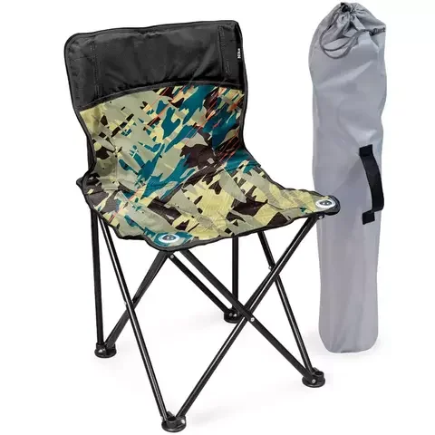 Стул складной НИКА "Премиум 2" ПСП2/К Camouflage Green-Black