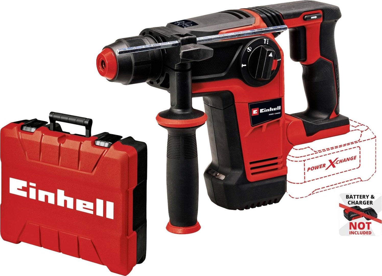 Аккум. Перфоратор SDS-Plus Einhell TP-HD 18/26 Li BL - Solo (4514265)