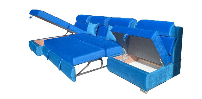Диван DiMax Лорд 3,70 синий - ForteMarket Диван DiMax Лорд 3,70 синий купить,0