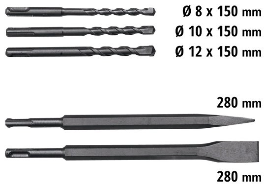 Перфоратор Einhell TE-RH 32 4F Kit 4257944 5 Дж, SDS-Plus купить,79900