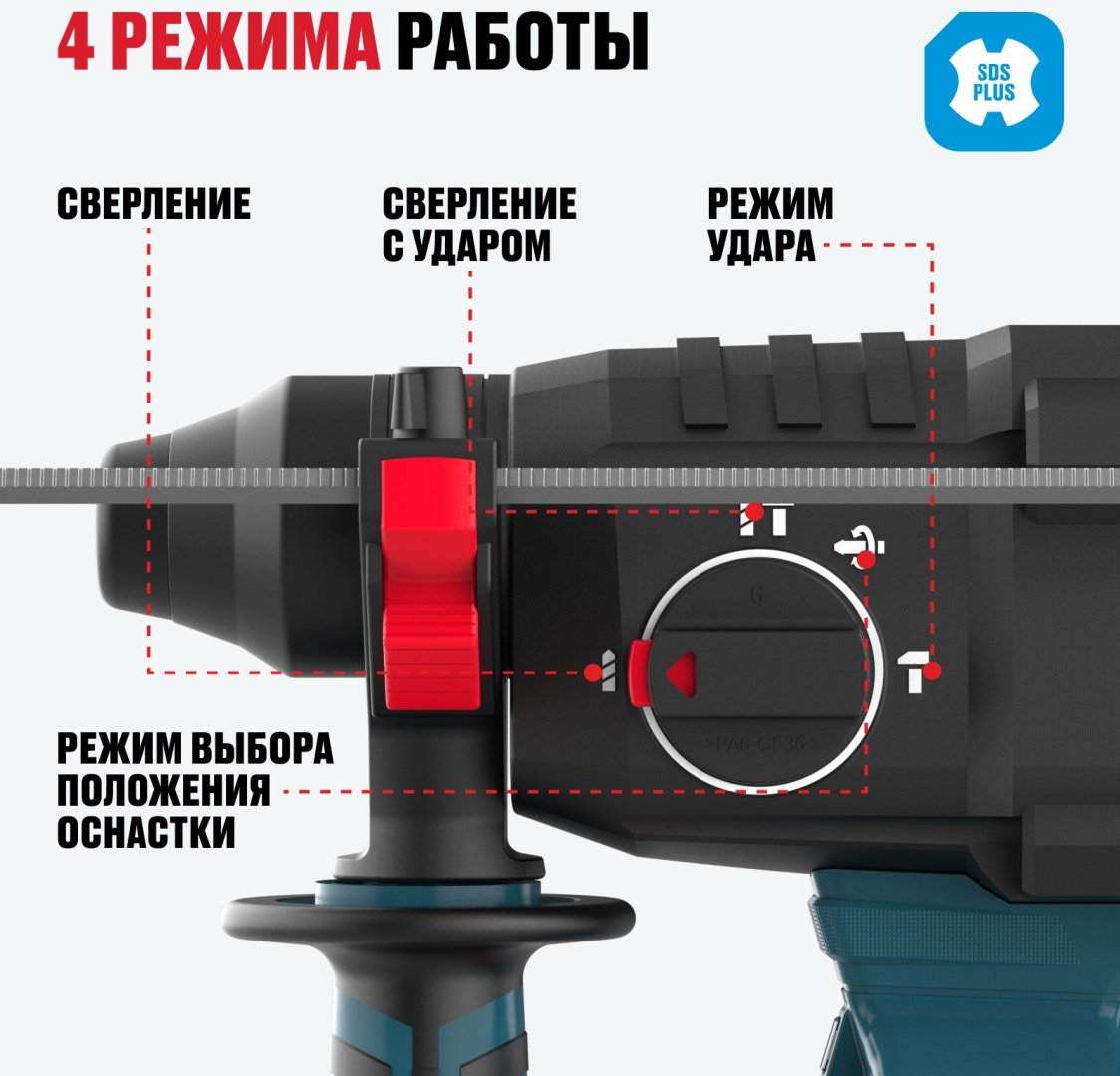 Перфоратор ALTECO CRH 21-20 BL Solo 84745 2 Дж, SDS-Plus - ForteMarket Перфоратор ALTECO CRH 21-20 BL Solo 84745 2 Дж, SDS-Plus купить,0