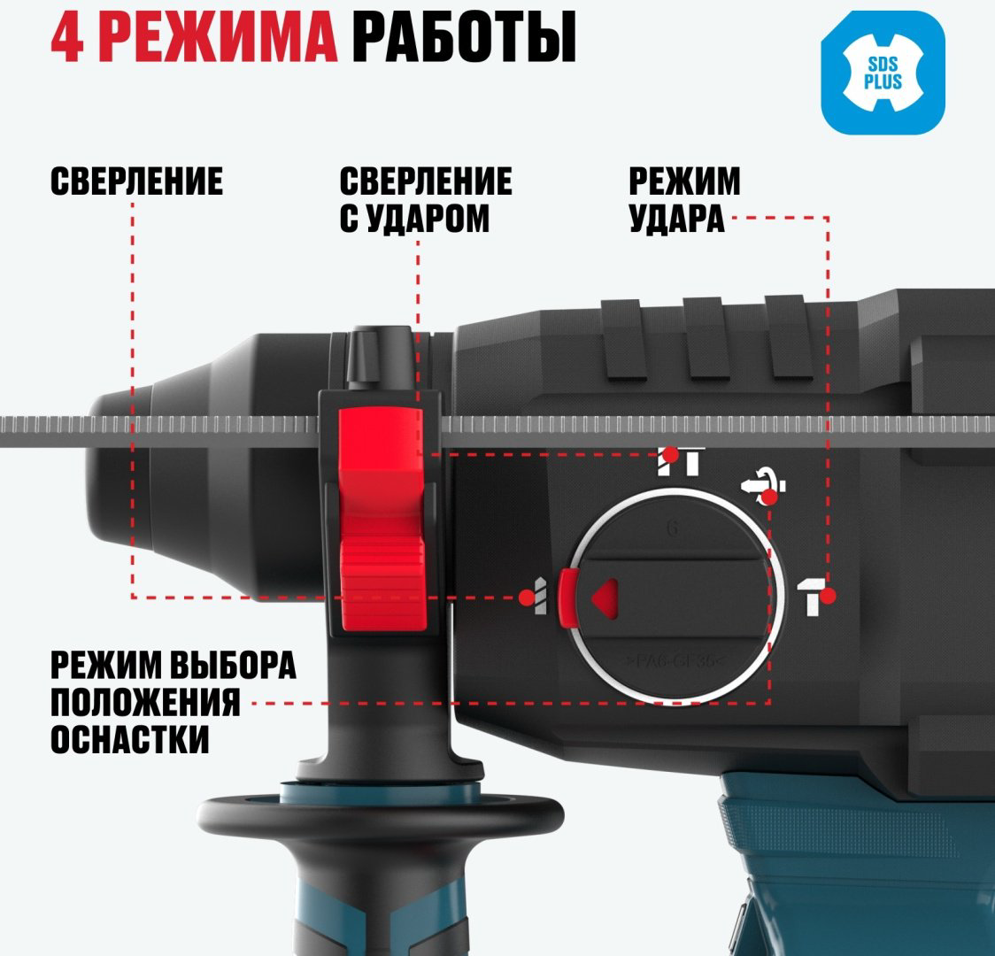 Перфоратор ALTECO CRH 21-20 BL Solo 84745 2 Дж, SDS-Plus купить,NaN