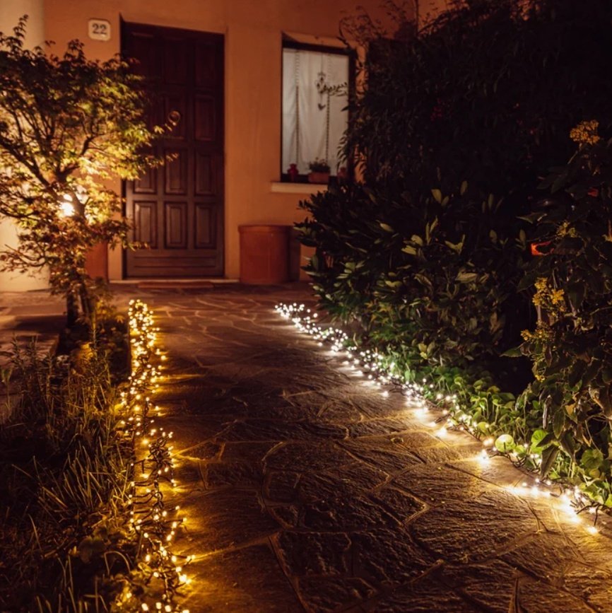 Электрогирлянда Мишура Twinkly цвет свечения желтый, теплый белый 6 м купить,NaN