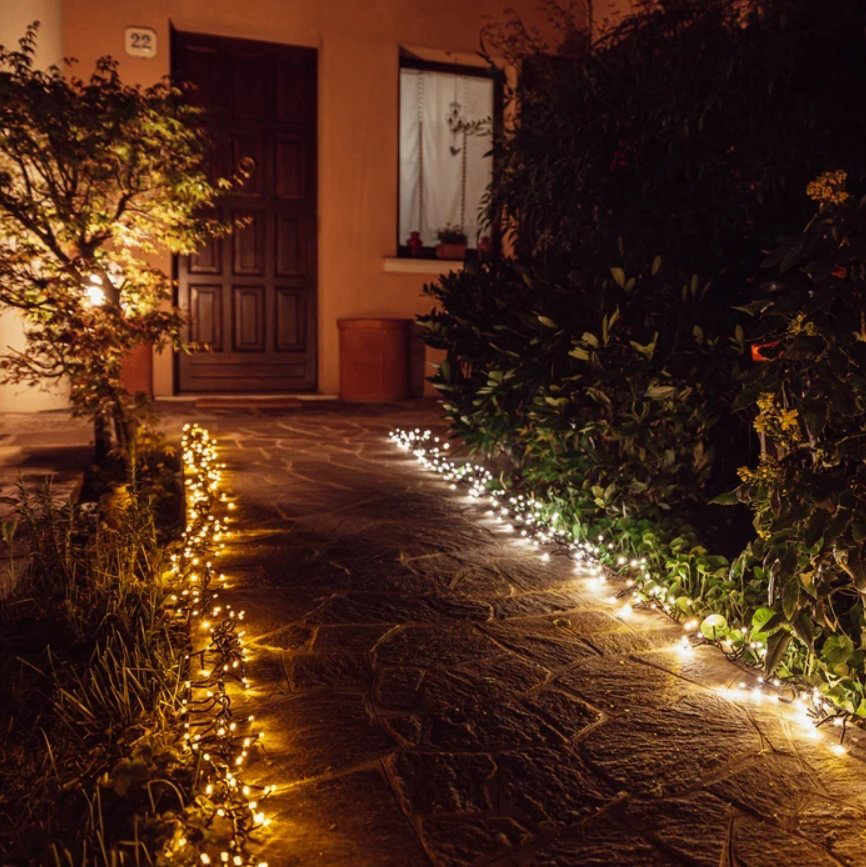 Электрогирлянда Мишура Twinkly цвет свечения желтый, теплый белый 6 м купить,NaN
