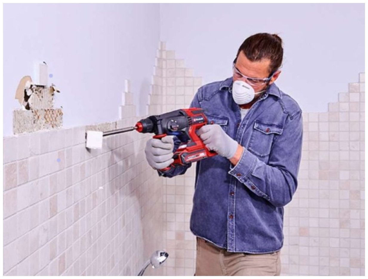 Перфоратор Einhell TE-HD 18/20 Li - Solo 1.8 Дж, SDS-Plus купить,0